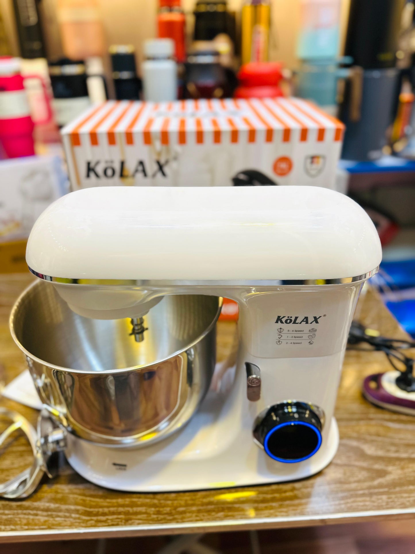 KöLAX Professional Stand Mixer - White ATTA machine
